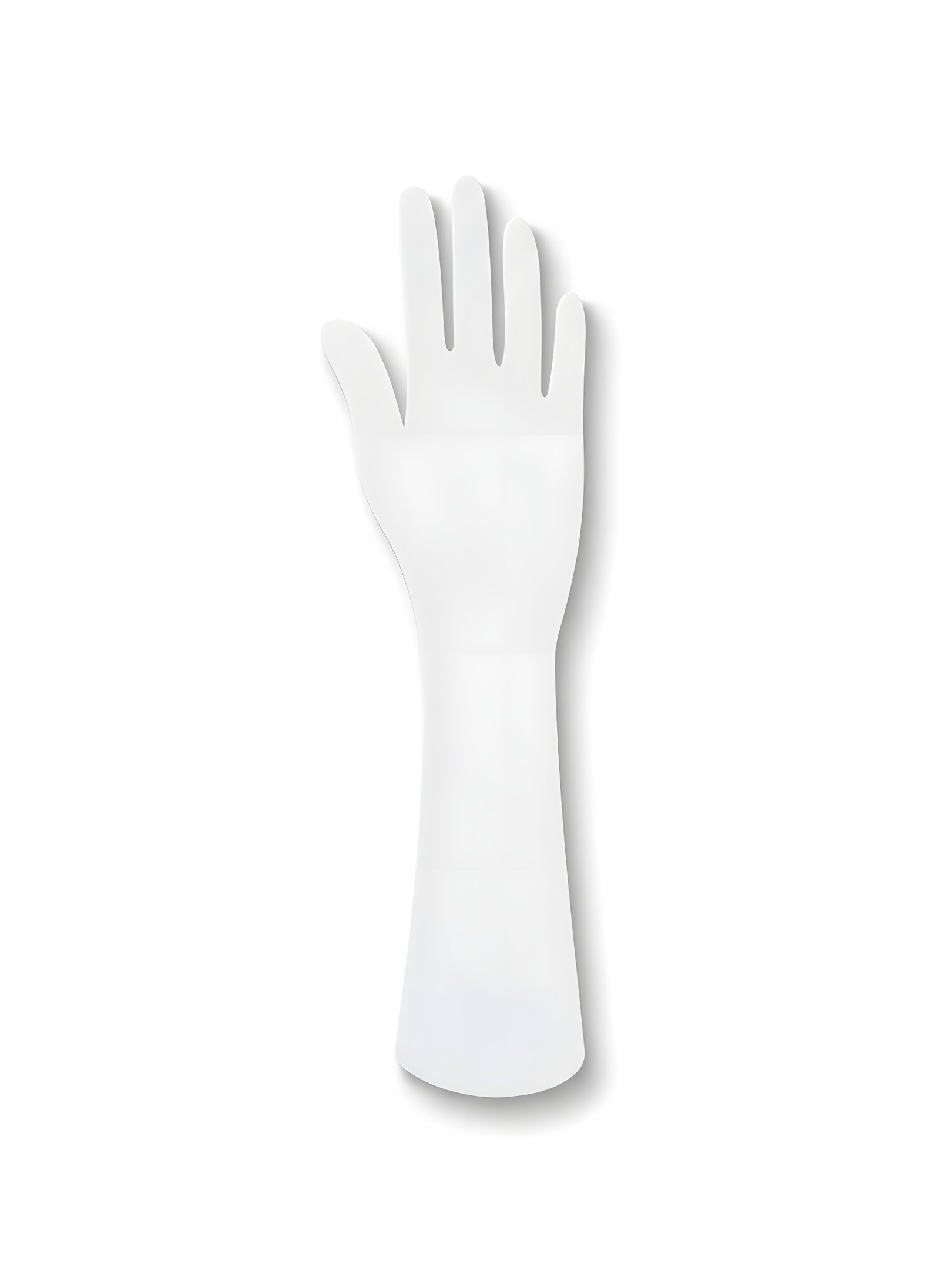 Main d’entraînement en acrylique droite – pratique du henné et motifs corporels – The Henna Workshop