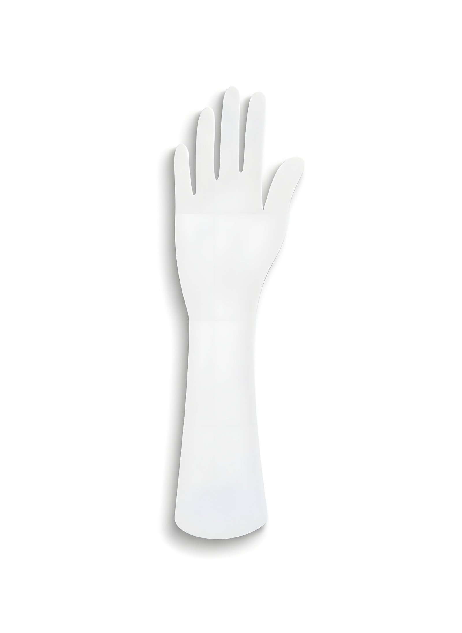 Main d’entraînement en acrylique gauche – pratique du henné et motifs corporels – The Henna Workshop