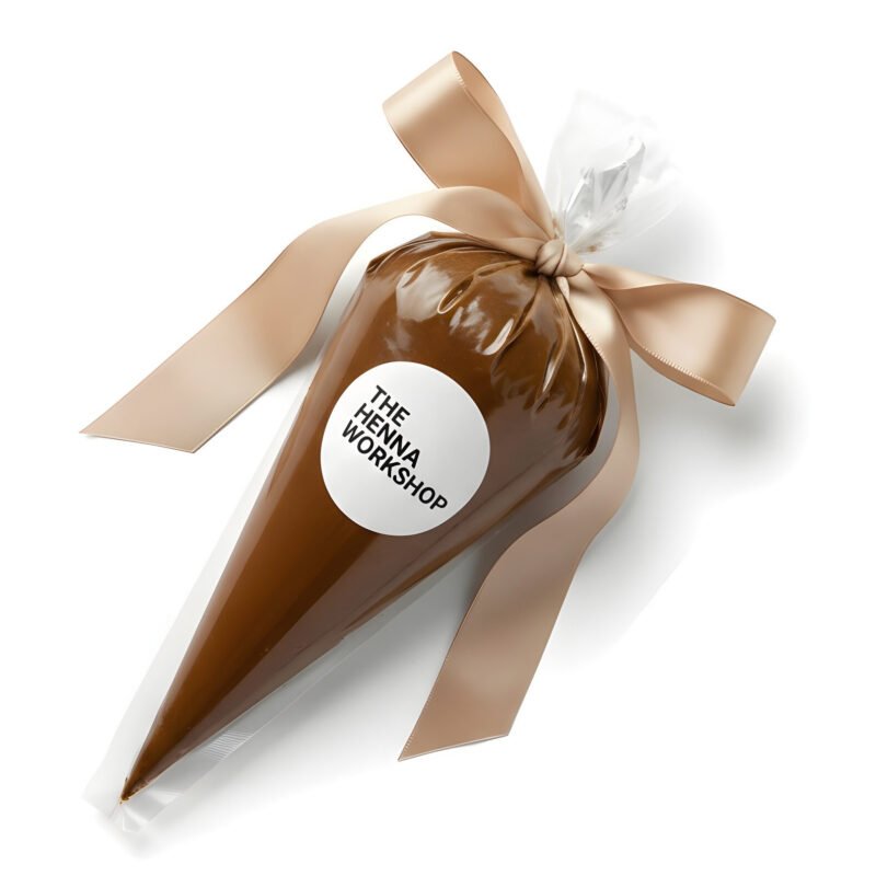 Pâte de henné prête à l’emploi 250 g – henné du Rajasthan qualité premium, enrichi en huile essentielle d’eucalyptus.