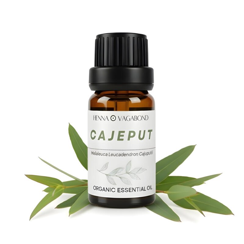 Flacon 10 ml d’huile essentielle de Cajeput (Melaleuca cajuputi) The Henna Workshop